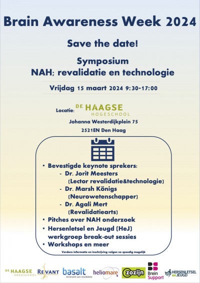 Symposium ‘NAH revalidatie en technologie’ op 15 maart 2024 in Den Haag
