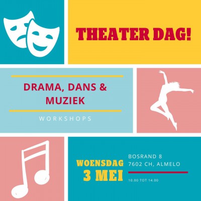 Theater activiteit voor jonge mantelzorgers op 3 mei 2023 in Almelo